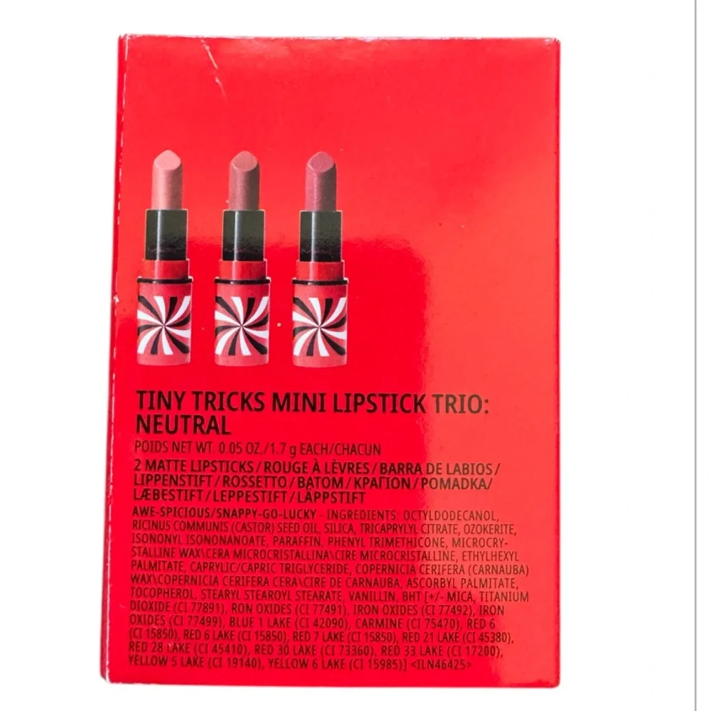 MAC Tiny Tricks Mini Lipstick Trio: Neutral